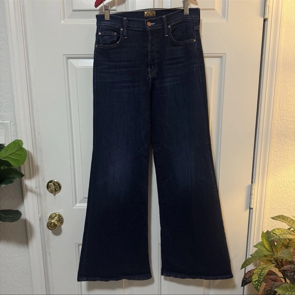 Mother The Tomcat Roller In Off Limits Blue Wide Leg Size 28 - Picture 2 of 12